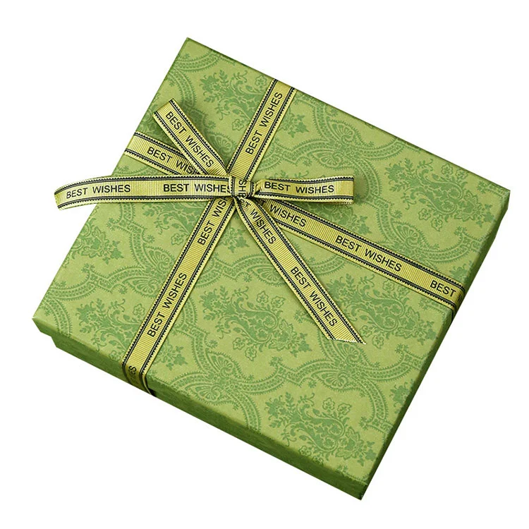 Boîte-cadeau d'emballage d'anniversaire de mariage de Noël de style vintage